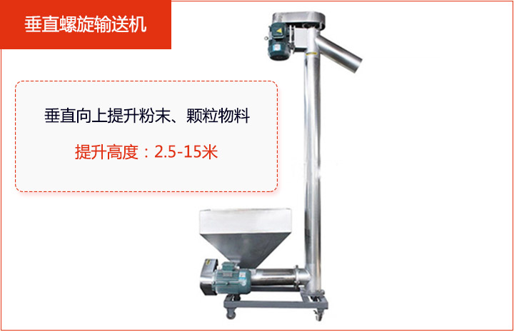 適合垂直或大傾角輸送粉狀、顆粒物料